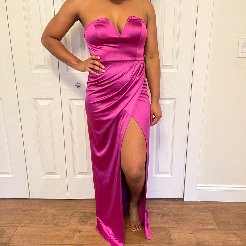 Strapless Pink Prom/Evening Dress